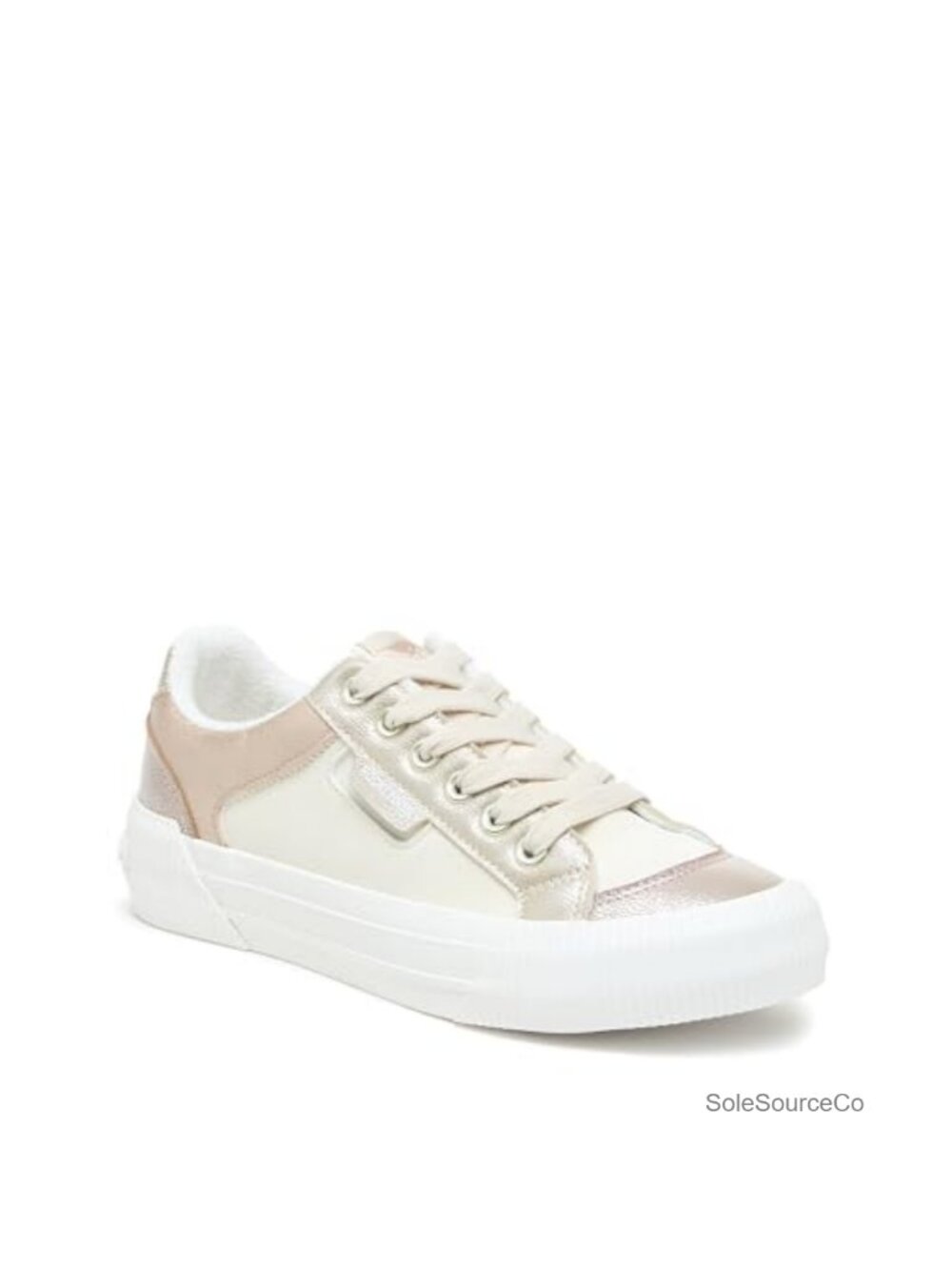 Platform Sneakers Faux Leather Lace-Up Comfort Casual Low-Top